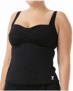 Twisted Bra Tankini Black Tyr