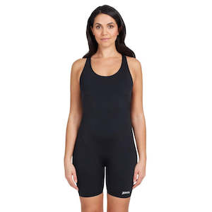 Zoggs Black Womens Cottesloe Legsuit E+