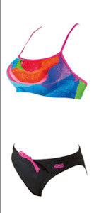 Womens Two Peice: RAINBOW ROSE TWO PIECE ZOGGS