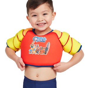 Learn 2 Swim: KANGAROO RED/YELLOW WATER WINGS VEST ZOGGS