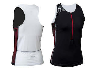 Womens: TX2000 WOMENS TRI TANKINI BLK/RED