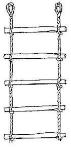 Rope and Dowel Ladder