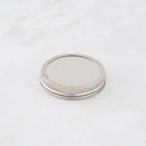 Stainless Steel Preserving lid to fit a wide mouth jar