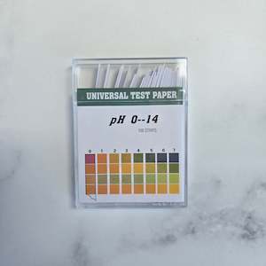 pH test strips 0-14