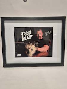 Framed Autographed Print - Friday the 13th