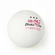 Sports coaching service - community sport: Double Fish V40+ Volant 3 Stars Table Tennis Ball – 1 Ball