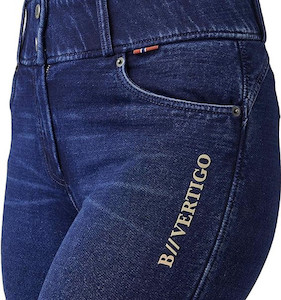 B//Vertigo Morgana Denim Knee Grip Breeches tackshop.co.nz