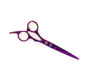 Hairy Pony straight Scissors - Purple tackshop.co.nz