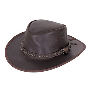 Double Hill Wyoming Leather hat tackshop.co.nz