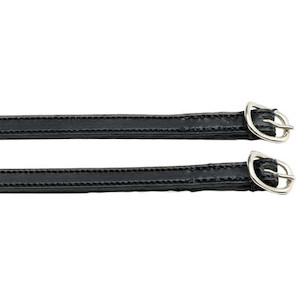 Aintree Leather Spur Straps Stitched tackshop.co.nz