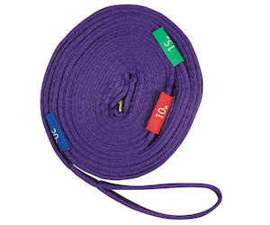 Clothing: Kincade Two Tone Lunge Line with Circle Markers tackshop.co.nz