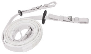 Zilco 16mm Buckle End Reins (White Grip)