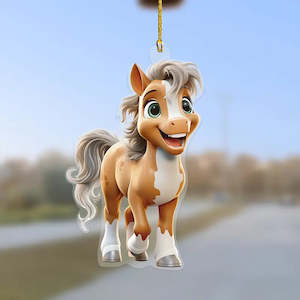 Acrylic Hanging Horse Decoration