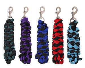 Blue Tag Plaited Two Tone Lead Rope