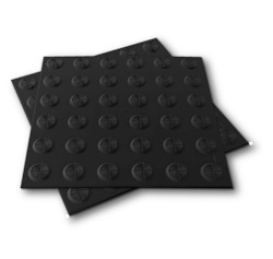 Internet only: Black Self-Adhesive Warning Tac-Tile