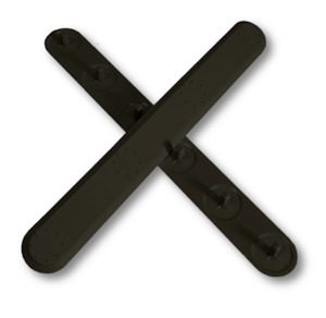 Refill Pack - Black Polyurethane Tactile Directional - Bar