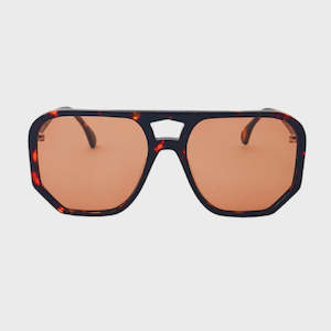 Womenswear: WAGER BROWN TORT W ORANGE