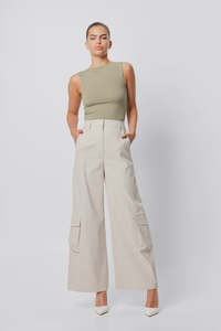 Cannes Pant - Natural