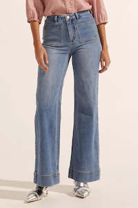 Womenswear: Theory Jean - Mid Wash Denim