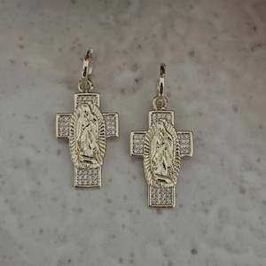 Seraph Earrings - Cross