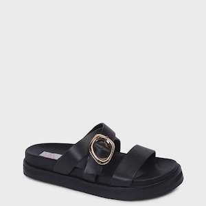 Roda Slide - Black Calf