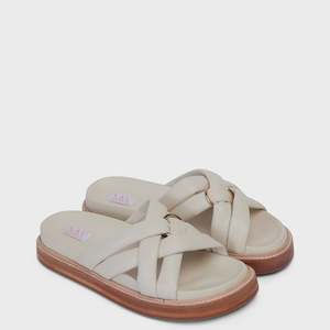 Womenswear: Sienna Slide - Stone Sheep