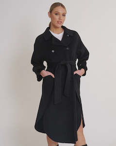 Womenswear: Piper Coat - Black