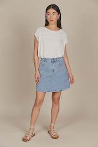 Womenswear: Margot Denim Skirt - Stellar