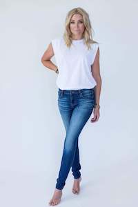 Womenswear: VINTAGE BLUE JEAN -GYPSY HIGH RISE