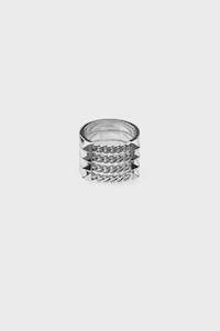 Stacked Curb Spike Ring