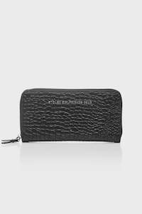 Womenswear: Big Trouble Wallet - Matte Black