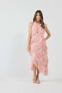 Womenswear: Freya Dress - Pink Marble