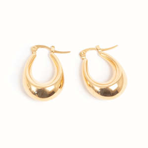 Womenswear: Earring Bubbly Creol Gold 14K