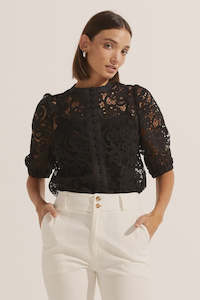 Womenswear: Parade Top - Black