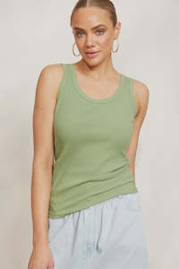 Womenswear: La Plage Tank - Aloe