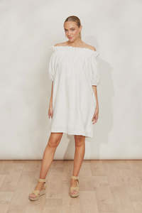 Womenswear: Halcyon Ruched Dress - Opal