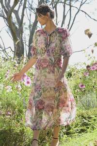 Womenswear: Good Tie For Now Dress - Peony Floral