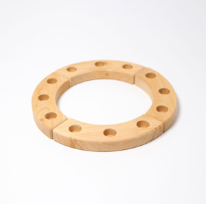 Wooden Birthday Ring 12 Holes