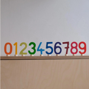 Wooden Number Decoration 0-9