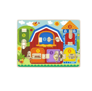 Tooky Toy Latches Activity Board