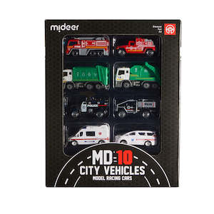 Alloy Racing Cars - City Vehicles 10pcs