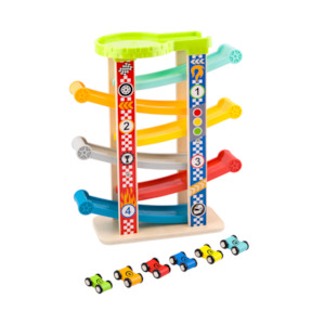 Tooky Toy Sliding Tower Car Ramp - Large