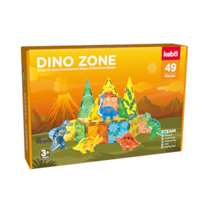 Magnetic Tiles Dino Zone 49 Pcs Set