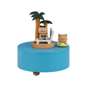 The Seaside Holiday - You are My Sunshine Tune - Premium Wooden Music box