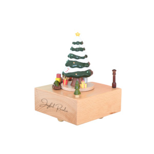 Square Christmas Tree - Merry Christmas Tune - Music Box