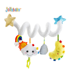 Jollybaby Plush Activity Hanging Spiral Toy