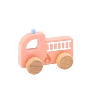 Tooky Toy Wooden Roller Fire Engine