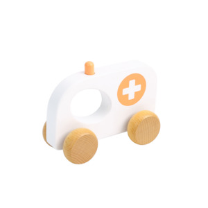 Tooky Toy Wooden Roller Ambulance