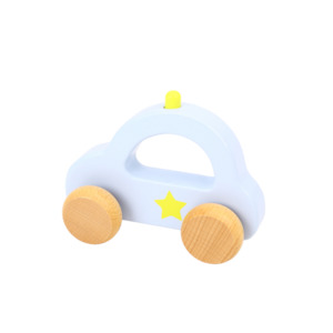 Tooky Toy Wooden Roller Police Car