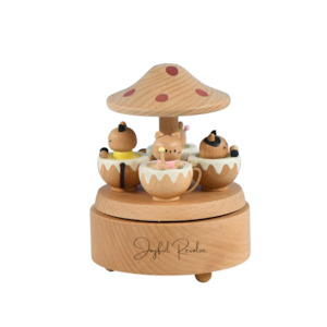 Cat Paradise - Small World Tune - Premium Wooden Music Box